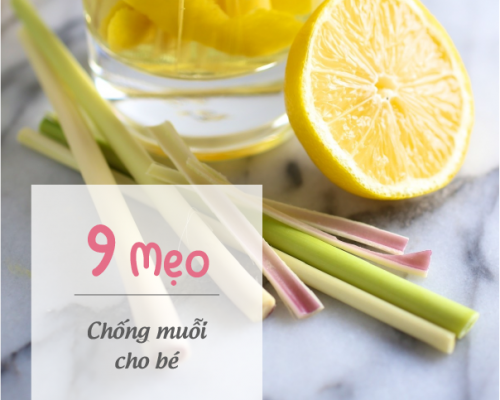 9 mẹo chống muỗi sốt xuất huyết hiệu quả cho bé